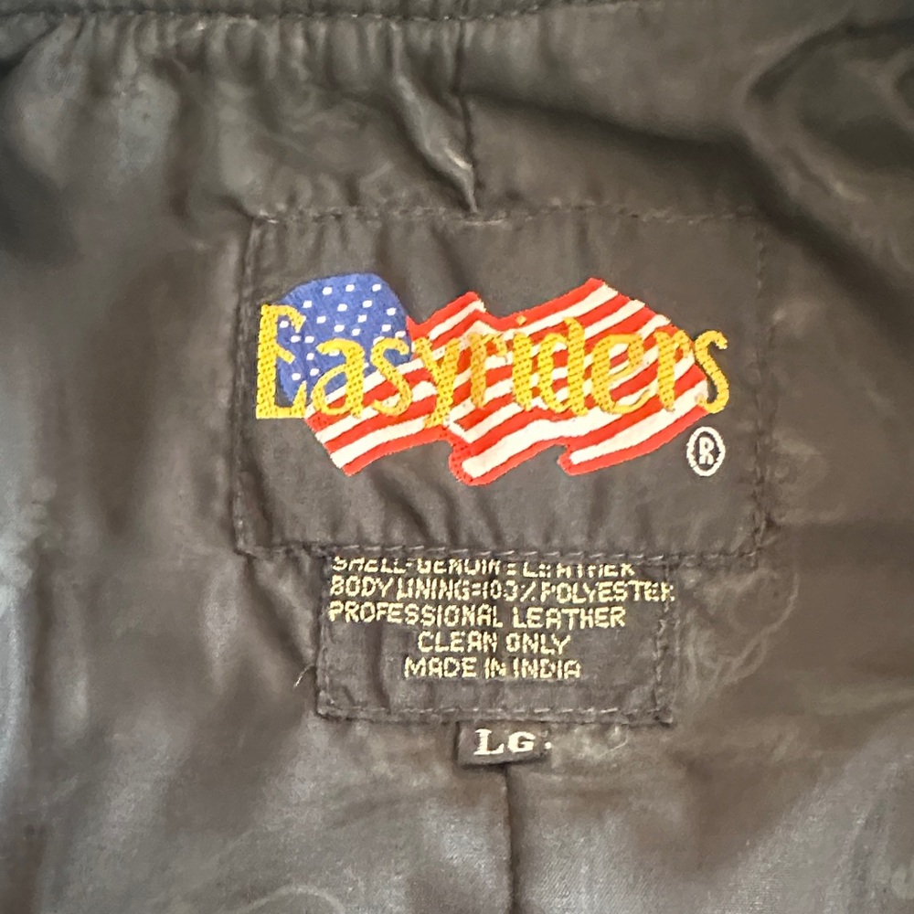 Black Leather Vest for Women - Picture 3 of 3